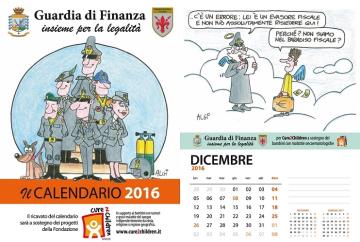  Insieme per la legalita' - Calendario Guardia di Finanza 2016